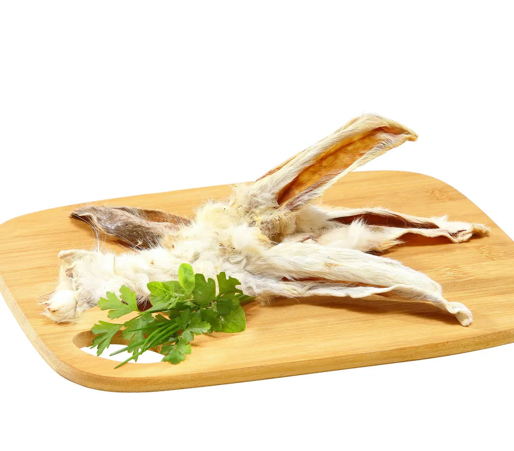  Dehner Hundesnack, Kaninchenohren Mit Fell, 5 X 100 G (500 G)