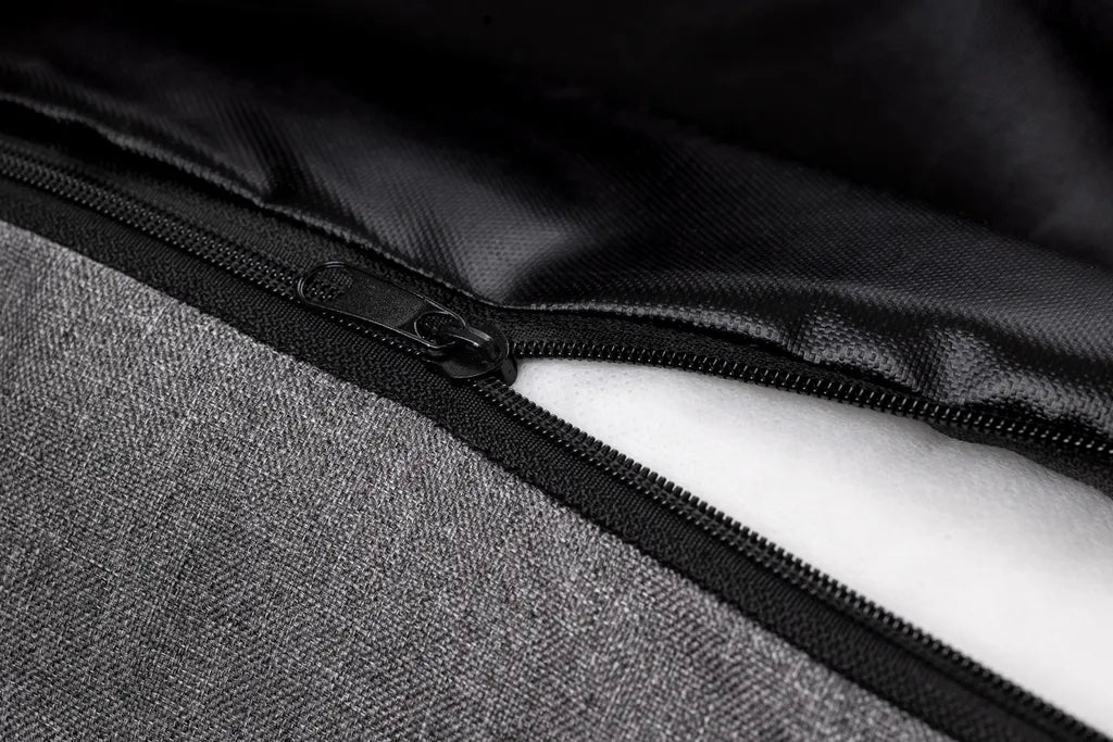  Hundebett Waschbares Hundesofa Mit Rand Und Wendekissen, Hundekissen Aus Cordura Und Samt, Grau Und Flachs 85x70 [123]