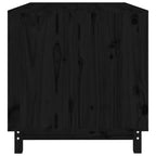  VidaXL Hundehütte Schwarz 100x70x72 Cm Massivholz Kiefer