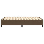 VidaXL Boxspringbett Dunkelbraun 120x200 Cm Stoff