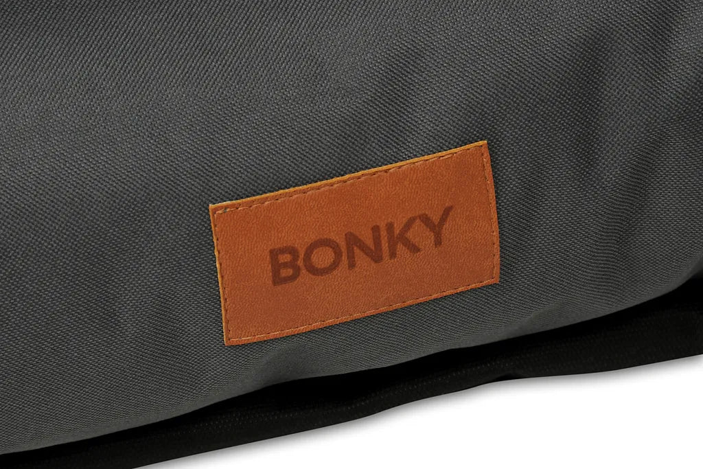  Bonky Hundebett Hundekissen Tierbett Hundesofa Für Kleine Und Grosse Hunde Hundekorb Schlafplatz - Bezug Abnehmbar Und Abwaschbar - 117 X 80 Cm [Größe: XXL] - Grau