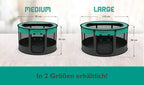  Meisterpet® Welpenauslauf Faltbar Welpenlaufstall Tierlaufstall Für Hunde Hasen Katzen Für Innern Oder Außen - Mehrfache Farben Mit Gratis Faltbare Reisenapf! Größe:Ø X H - 115*58