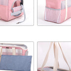  Hundetasche Hundebox Transporttasche Für Hunde Katzen,40 X 20 X 26 Cm Rosa