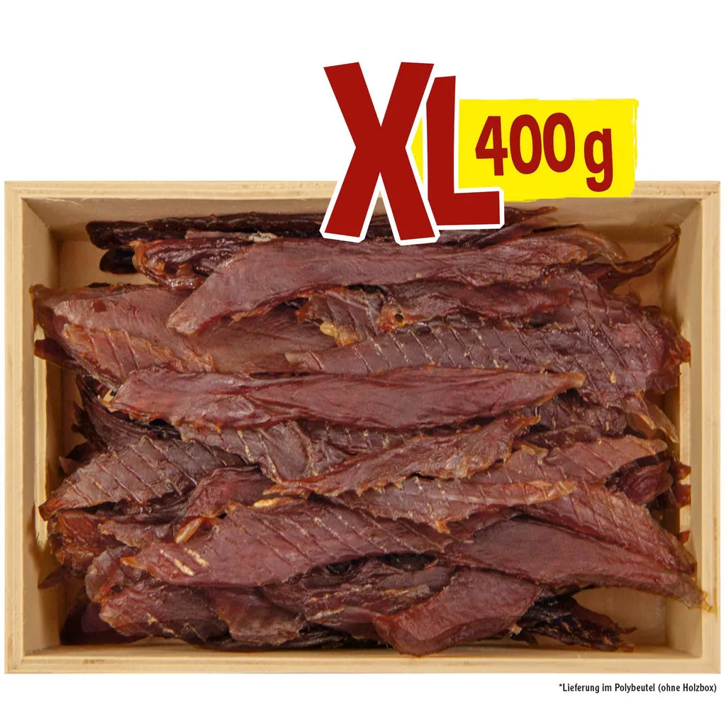  400g Entenbrust Filets - 100% Feinste Entenbrust-Streifen Getrocknet