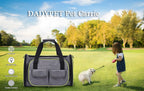  Faltbare Hundebox Transporttasche Transportbox Auto Für Katze Hunde Große Kleine Box Bag Mit Fleece-Matte 44.5 X 33 X 28cm