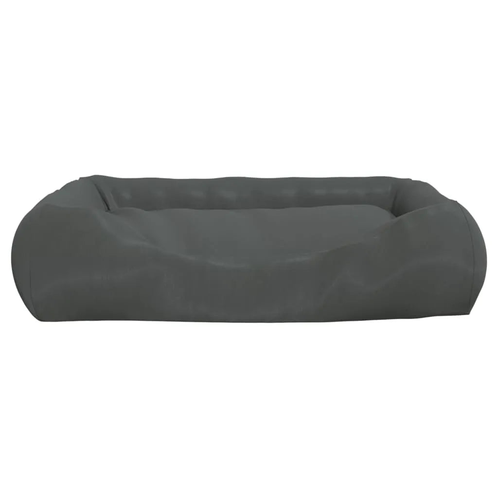  VidaXL Hundebett Mit Kissen Dunkelgrau 75x58x18 Cm Oxford-Gewebe