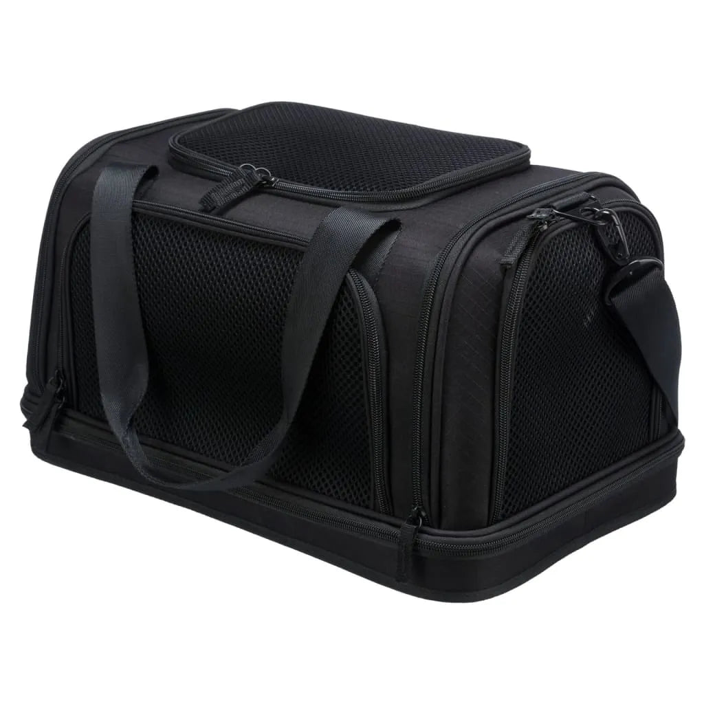  TRIXIE Flugtasche Für Hunde Plane 44x28x25 Cm Schwarz