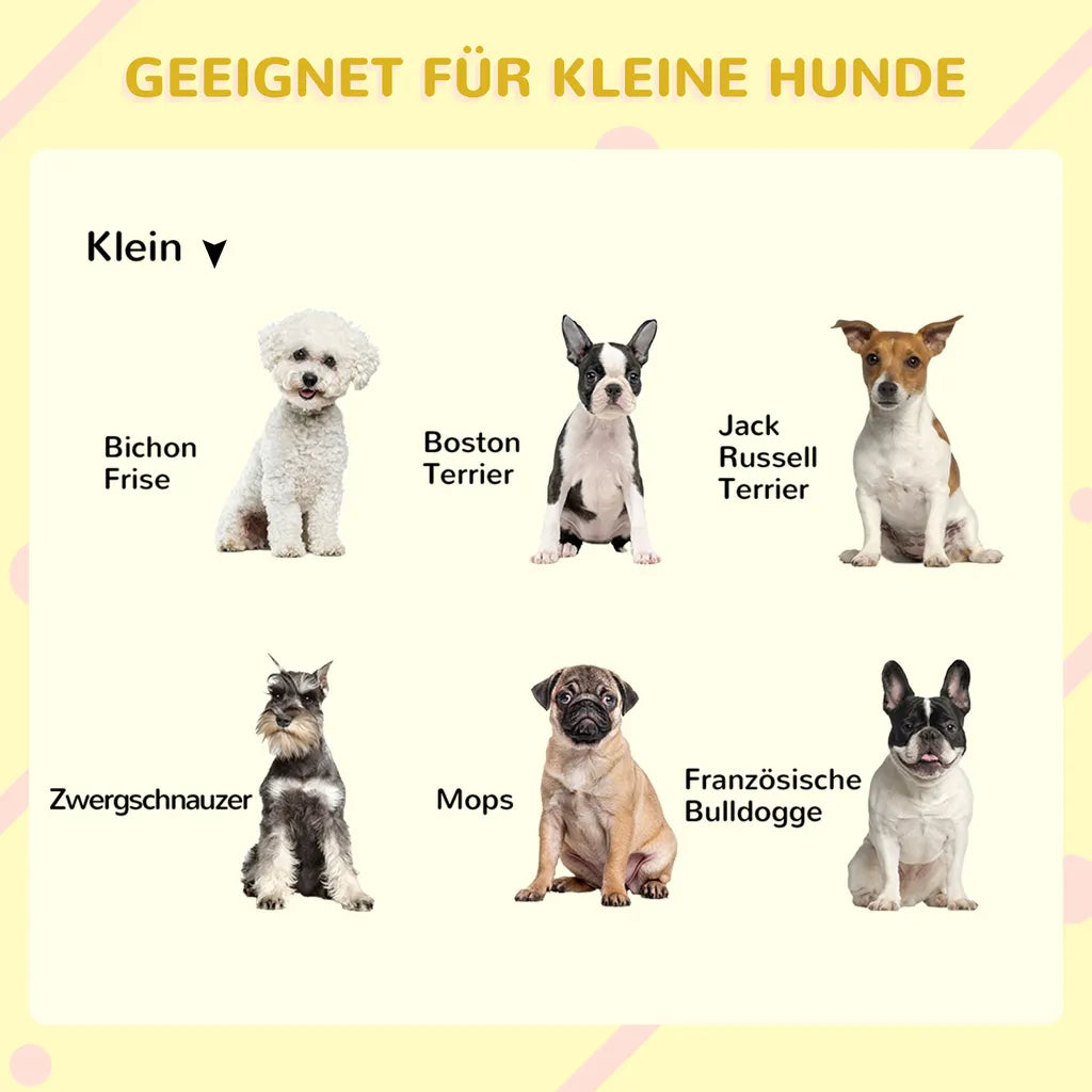  PawHut Hundehütte, Tannenholz, Hundehaus Mit 2 Schüsseln Und Terrasse, Kleintierhaus Für Kleine Hunde Mit Asphaltdach, Erhöhtes Design, Outdoor, Wetterbeständig, Grau, 103 X 62 X 60-66 Cm