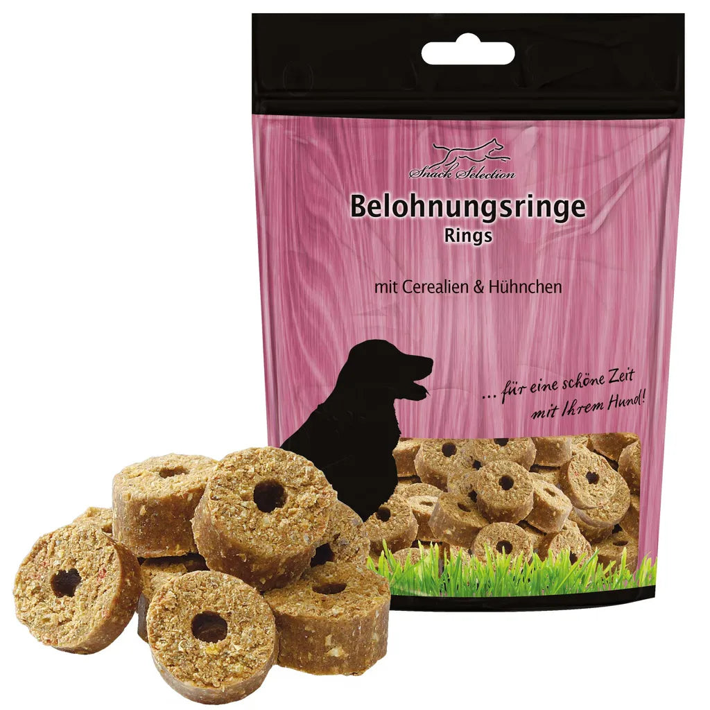  Schecker 3 X 500g Belohnungsringe Cerealien & Huhn - Leckere, Weiche Leckerli Für Hunde