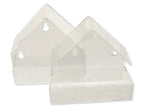 ProGarden Vogelhäuschen Futterhäuschen Futterstation Transparent Mit Saugnäpfen Für Fensterscheiben 15x15x6 Cm