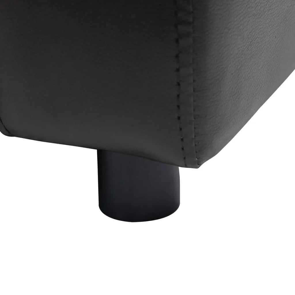  VidaXL Hundesofa Schwarz 80x50x40 Cm Kunstleder