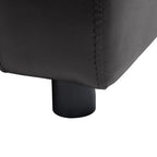  VidaXL Hundesofa Schwarz 80x50x40 Cm Kunstleder