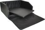  Hundebett Kofferraum Bett Schwarz L (100x80x38cm) Travel Autohundebett Schutzdecke Kunst Leder Autositz