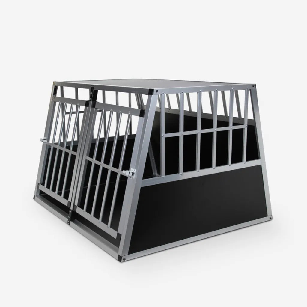  Doppelter Starrer Hundeträger Aluminiumkäfig 104x91x69cm Skaut XLHöhe (cm): 69, Breite (cm): 104, Tiefe (cm): 91, Zusammensetzung: ALUMINIUM, MDF, MELAMINE, Modelle: SKAUT XL
