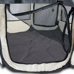  Bituxx Welpenlaufstall Farbe Grau, MS-16123