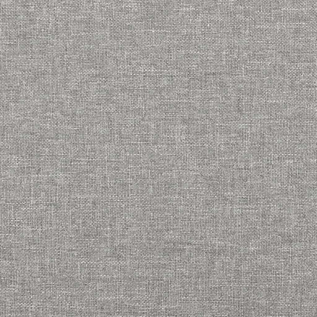  VidaXL Boxspringbett Hellgrau 90x200 Cm Stoff