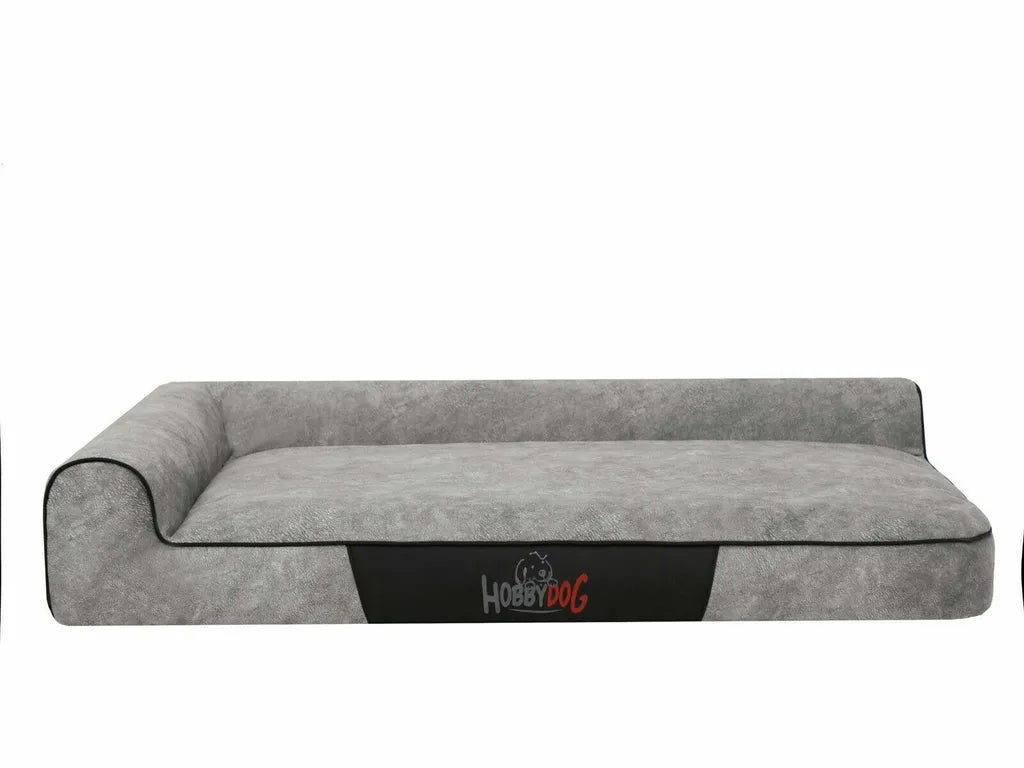  Hobbydog Hundebett Hundekissen Tierbett Katzenbett Hundekorb Schlafplatz - Best - 120 X 80 Cm [Größe: XXL] - Asche