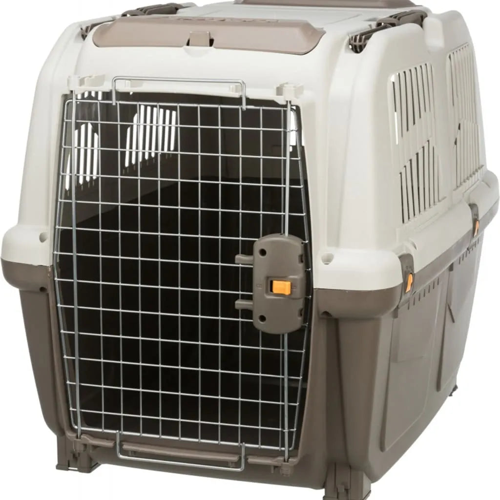  TRIXIE Transportbox Für Haustiere Skudo S-M Taupe