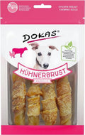  Dokas Hunde Snack Hühnerbrust Kaurolle 90 G
