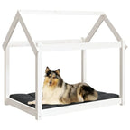  VidaXL Hundebett Weiß 101x70x90 Cm Massivholz Kiefer