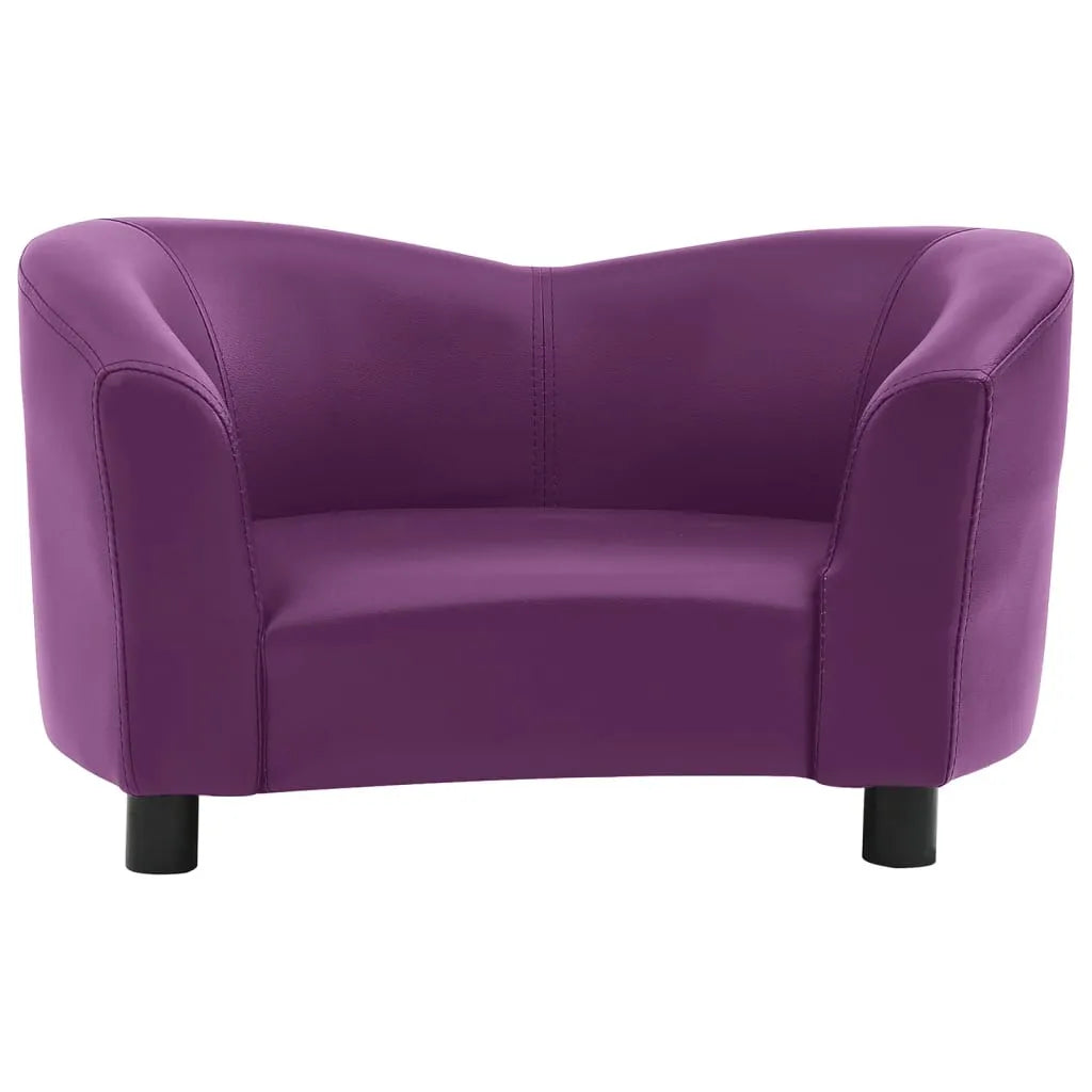  VidaXL Hundesofa Burgunderrot 67x41x39 Cm Kunstleder