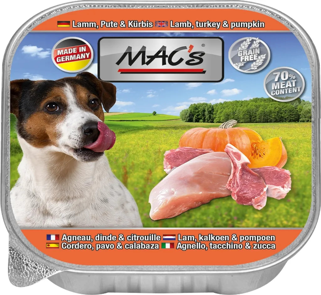  Macs Dog Lamm+Pute+Kürb. 150gS