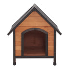  Hundehütte Hundsheim 83x78x88cm Aus Tannenholz Mit Bitumendach Natur Schwarz