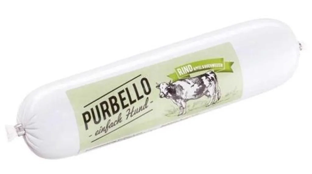  PURBELLO Hunde Rolle Rind Mit Äpfeln & Buchweizen - 400g