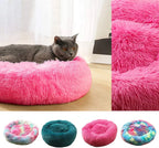  Hundebett Tierbtt Katzenbett Hundesofa Katzensofa Kissen Flauschig, Weich U. Waschbar Für Katzen Hunde 60CM-Cyan