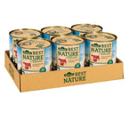  Dehner Best Nature Hundefutter Adult, Rind Und Pute Mit Karotten, 6 X 800 G (4.8 Kg)
