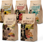  REAVET Natur Hundefutter Trocken 5er Set (5x500g) – 100% Natürlich Trockenfutter Hund, Getreidefrei Für Allergiker, Hunde Trockenfutter, Natur Ohne Chemie Und Künstliche Vitamine