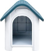  VidaXL Hundehütte Blau 59x75x66 Cm Polypropylen