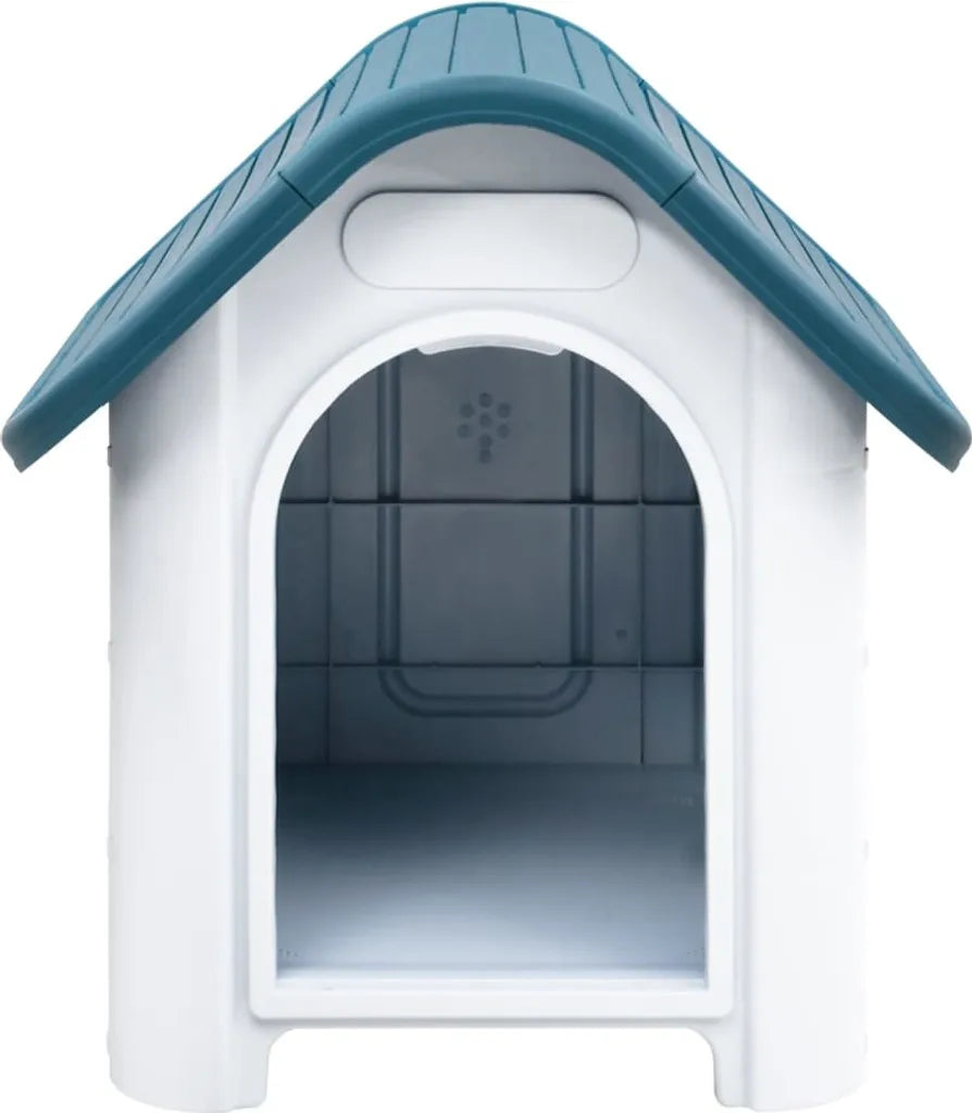  VidaXL Hundehütte Blau 59x75x66 Cm Polypropylen