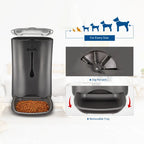  PUPPY KITTY 7L Automatischer Futterautomat Futterspender Mit Timer - Futternapf Automat Mit Timer Und LCD - Für Hund Und Katze