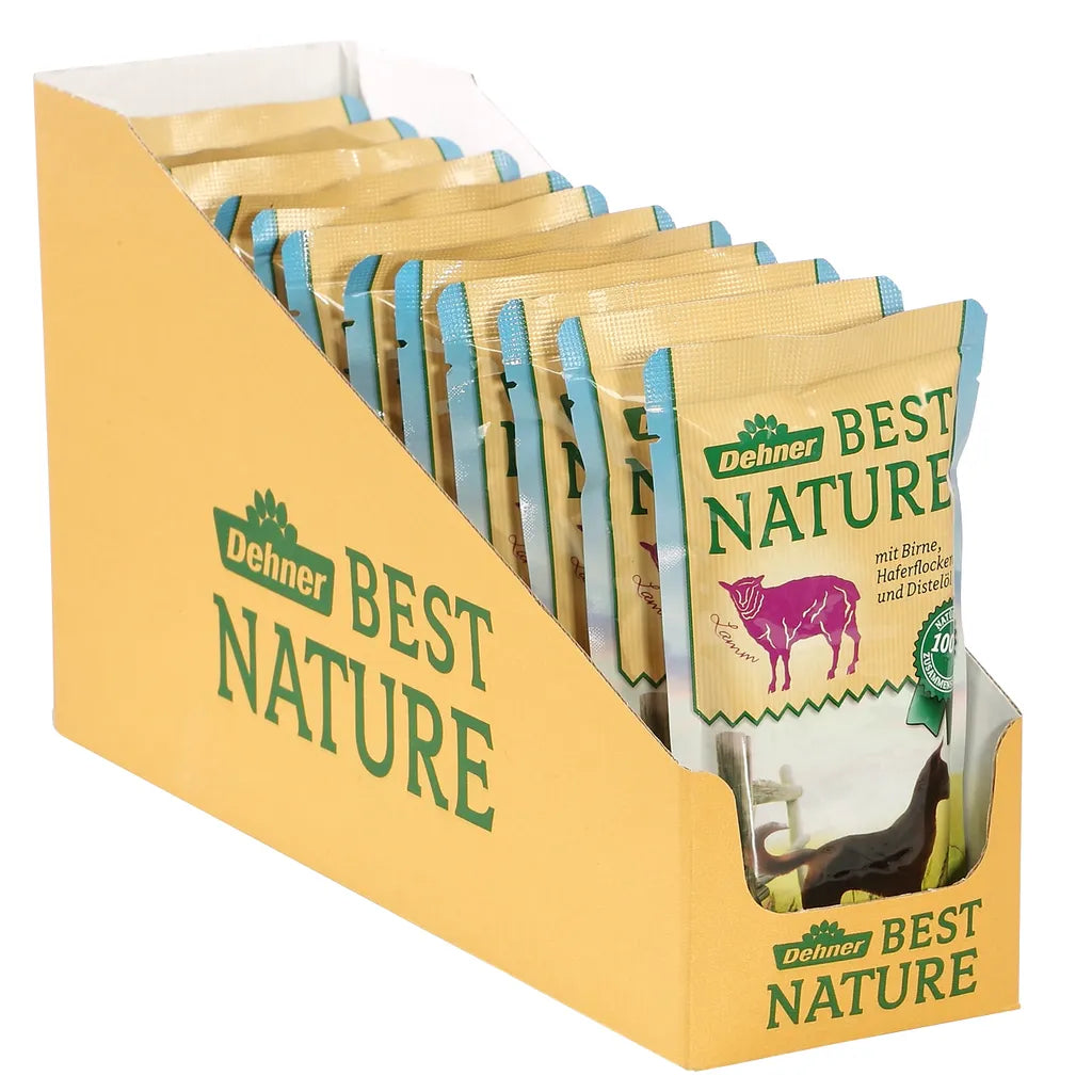  Dehner Best Nature Hundefutter Adult, Lamm Und Birne Mit Haferflocken, Im Beutel, 12 X 150 G (1.8 Kg)