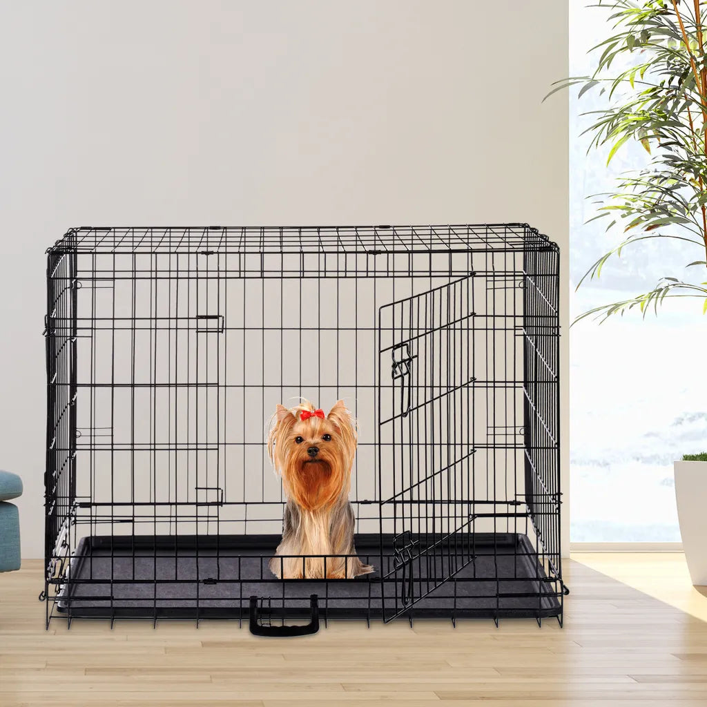  Relaxdays Faltbarer Hundekäfig Größe S-XXXL