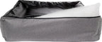 Hundebett Waschbares Hundesofa Mit Rand Und Wendekissen, Hundekissen Aus Cordura Und Samt, Grau Und Flachs 85x70 [123]
