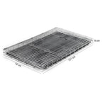  Zoomundo Faltbarer Tierkäfig / Transportbox - Silber Größe XXL
