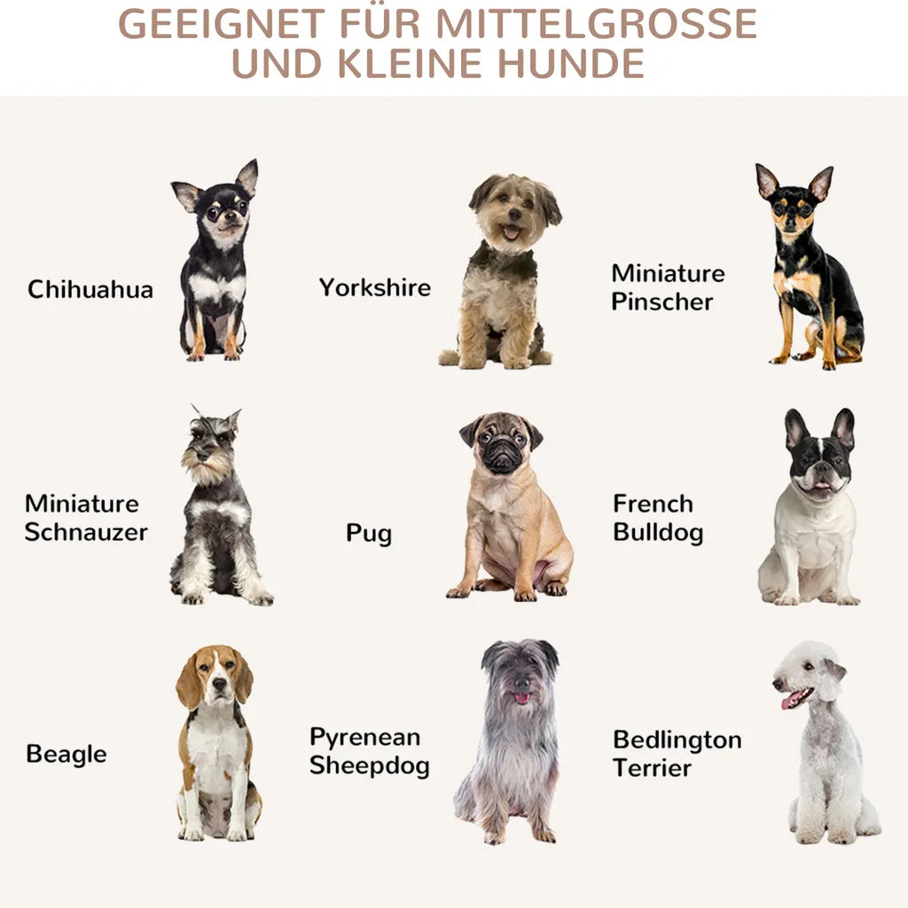  PawHut Hundekäfig, Hundehütte Mit Tischplatte, Haustierkäfig Für Mittelgroße Hunde, Hundebox Mit Türen, Hundehaus, Beistelltisch, Transportkäfig, Weiß, 80 X 50 X 56,5 Cm