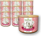  BOSWELIA - Betty's Landhausküche ¦ Rind Pur Mit Leinöl - 12 X 200g ¦ Nasses Hundefutter In Dosen