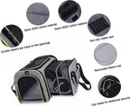 Faltbare Hundebox Transporttasche Transportbox Auto Für Katze Hunde Große Kleine Box Bag Mit Fleece-Matte 44.5 X 33 X 28cm