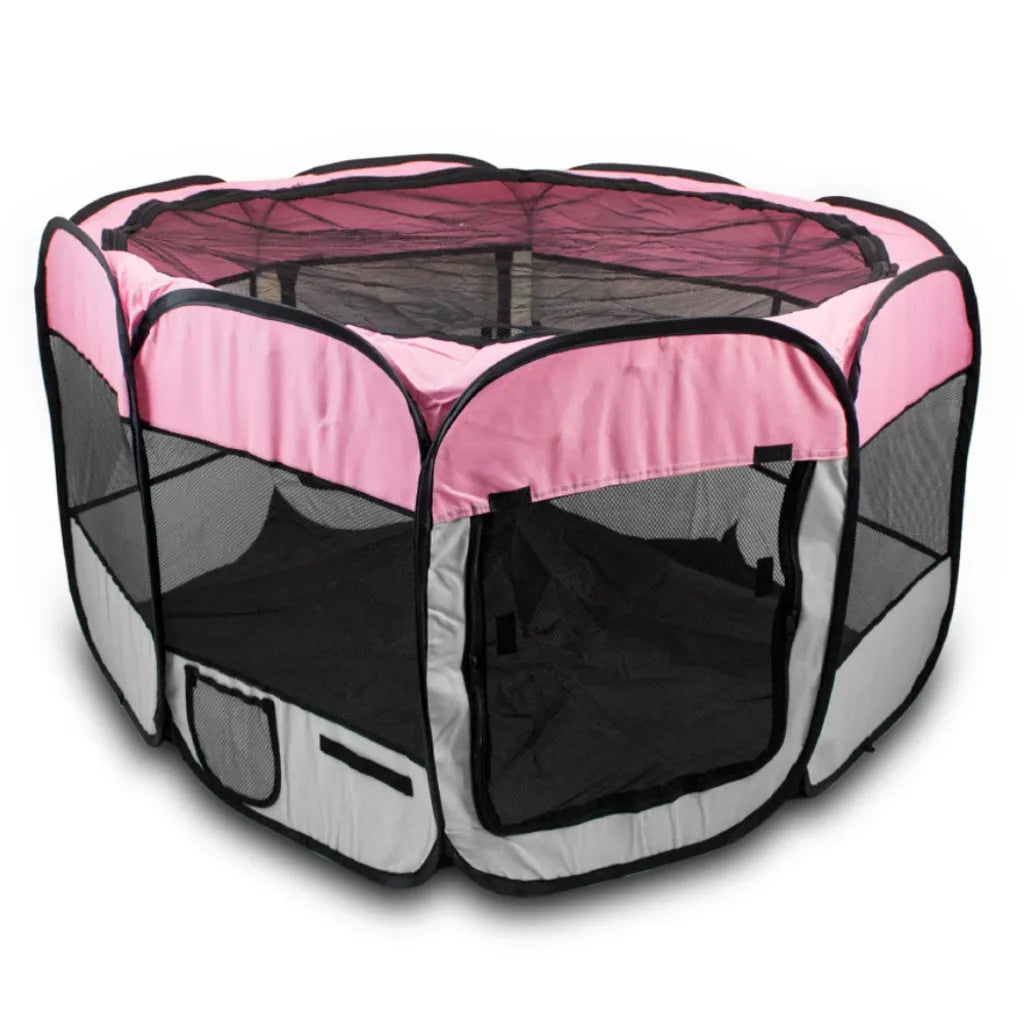  Bituxx Welpenlaufstall Farbe Pink, MS-16125