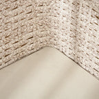  PawHut Haustiersofa Hundebett Rattan Mit Kissen Vier Füßen Haustierbett Katzenbett Hundekorb Hundesofa Für Kleine Hunde Hellgrau+Weiß 70,5 X 40 X 37,5 Cm