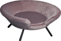  Pawhut Hundesofa In Beckenform Mit Weichem Bezug, Haustiersofa Mit Metallbeinen, Hundebett, Katzensofa, 74 X 68,5 X 31 Cm