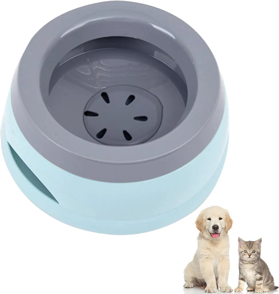  Wassernapf Für Hunde Unterwegs 750ml, Qianyou Auslaufsicher Spritzschutz Fressnapf Hundenäpfe Katzenapf Haustier Rutschfest Auto Reise Trinknapf Plastik Abnehmbar Tragbar Wasserschüssel