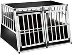  Tectake Hundetransportbox Doppel Mit Schräger Rückwand - Ohne Trennwand