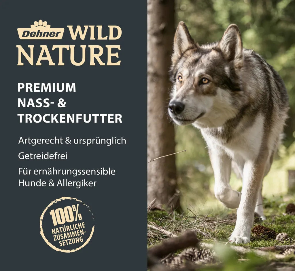  Dehner Wild Nature Hundetrockenfutter Adult, Auwald, 12 Kg