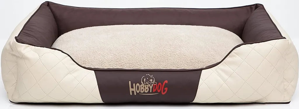  CESAR EXCLUSIVE Hundebett, Hundekissen, Liege, Katzenbett, Hundematratze, Hundesofa, R5 - 125 X 98 X 25 Cm, Beige