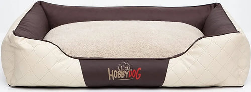 CESAR EXCLUSIVE Hundebett, Hundekissen, Liege, Katzenbett, Hundematratze, Hundesofa, R5 - 125 X 98 X 25 Cm, Beige