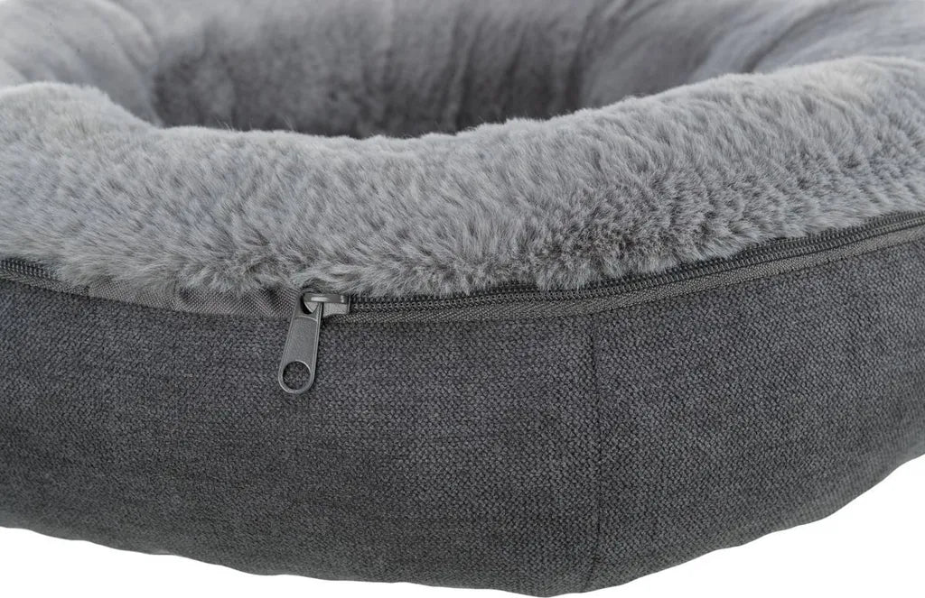 Donut Hundebett Bett Liano Grau, Maße:70cm Durchmesser